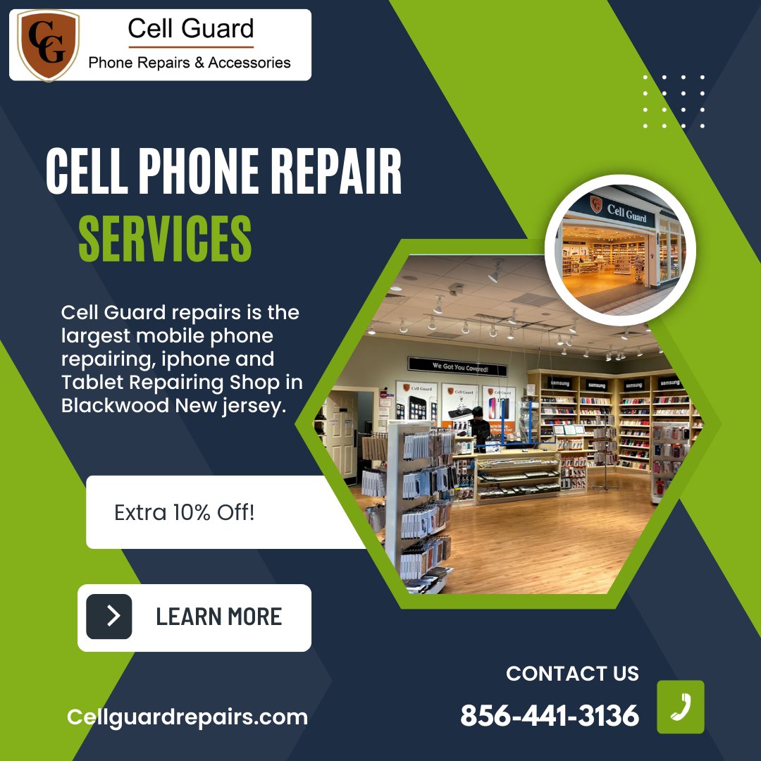 Cell Phone Repair Services

Cell Guard repairs is the largest mobile phone repairing, iphone and Tablet repairing shop in Blackwood NJ.

#phonerepair #cellphonerepairs #mobilerepairing #iphonerepairs #tabletrepairs #cell #samsungrepair #androidrepair #phonerepairservice #phone