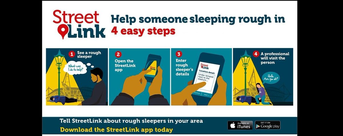 During this cold and rainy weather, follow these simple steps to help those who are sleeping rough this winter.
<a href="/Tell_StreetLink/">StreetLink</a>