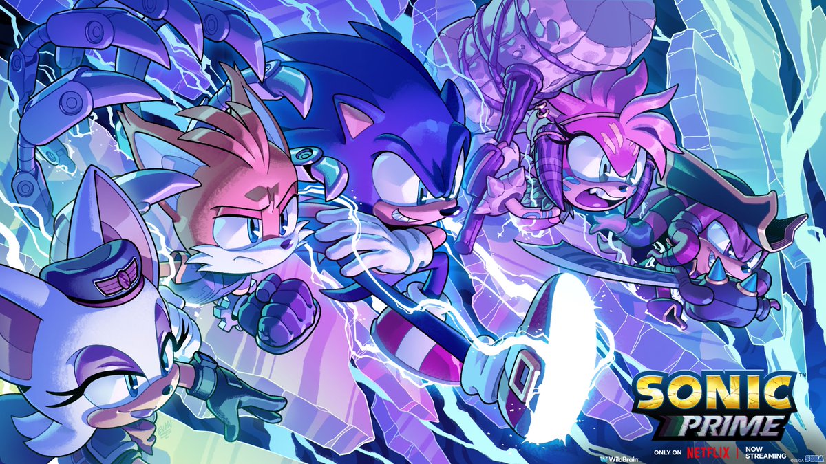 Check out this universe-shattering artwork for Sonic Prime by @SpiritSonic!