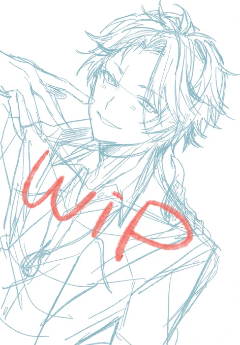 あした続き描きます!! 
