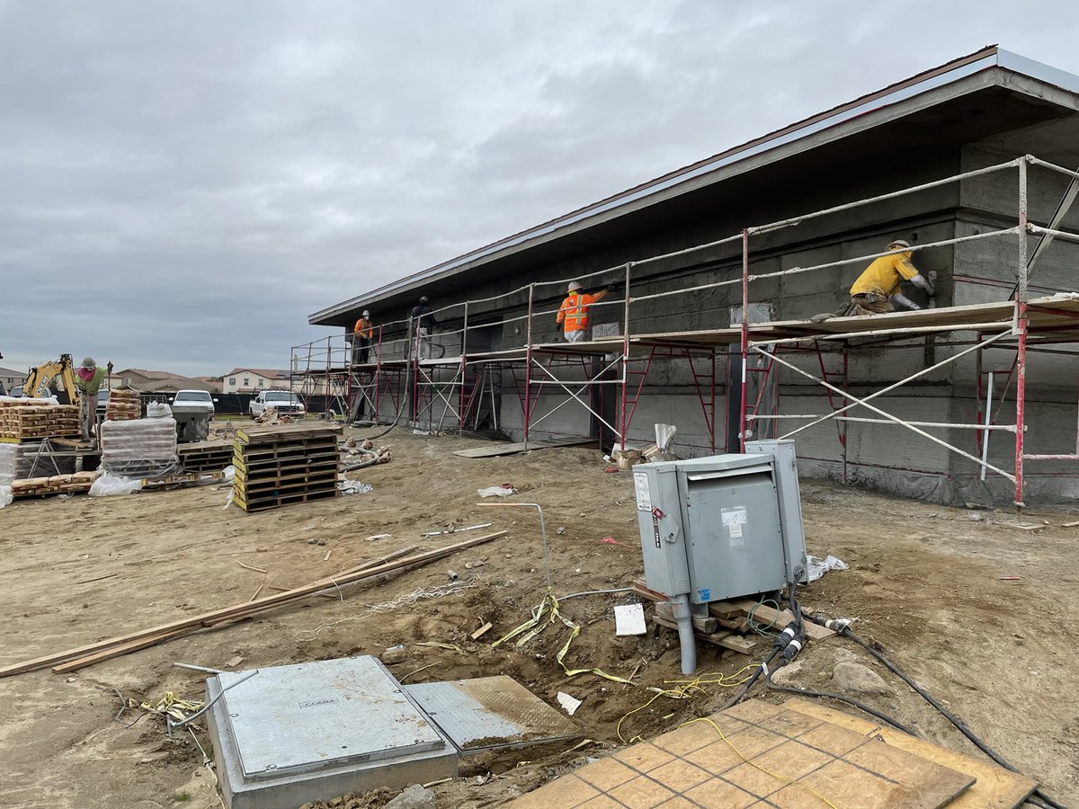 jusdplanning's tweet photo. UPDATE @DelSolAcademy Classroom Addition Project: 

Interior and exterior work to complete the building is ongoing. It is anticipated the new building will be substantially complete in February 2023! https://t.co/JAPUW3IRwH