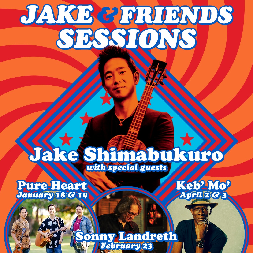 Excited to announce that I'll be playing 4 shows with @JakeShimabukuro at the @bluenotehawaii in April! Tix ➡️ kebmo.com