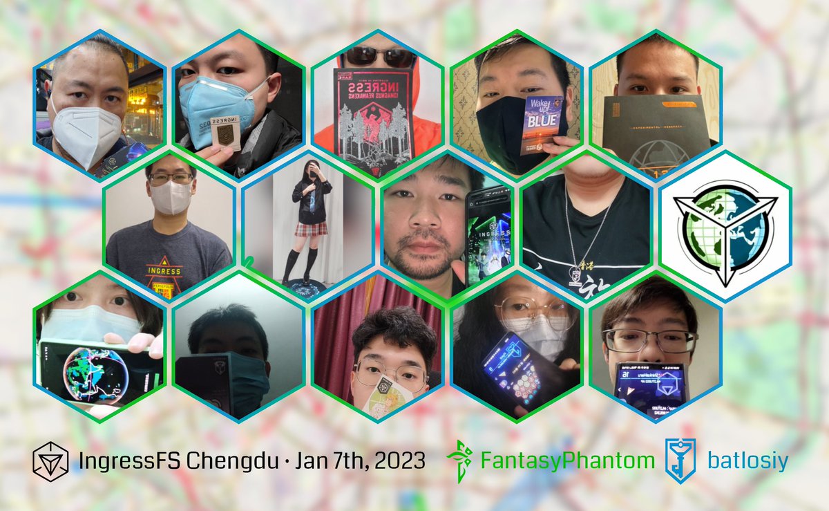 skimige's tweet photo. IngressFS @ Chengdu, January, 2023!
Thank you for joining us!
ENL Leader: FantasyPhantom; RES Leader: batlosiy
#IngressFS #IngressFSAtHome #IFSAtHome https://t.co/Ia7TsvUCwt