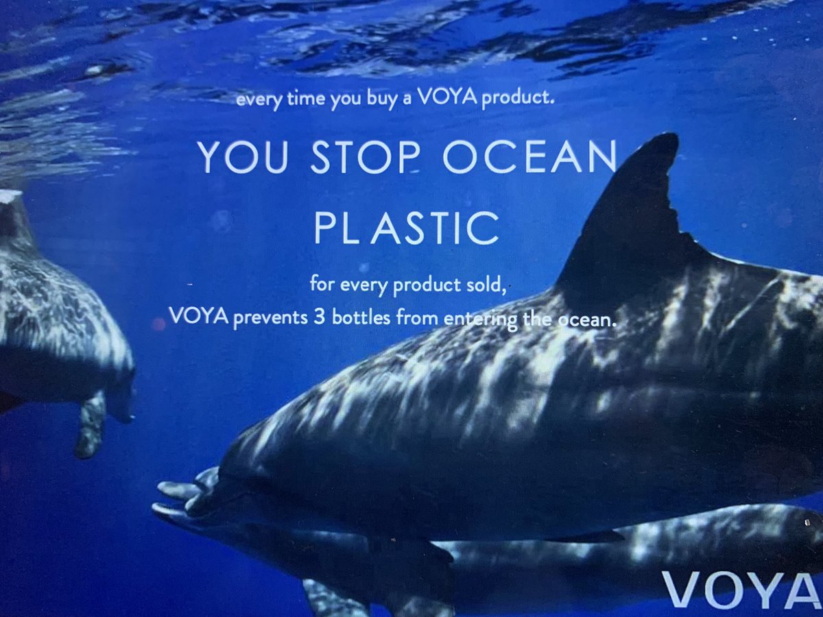 We LOVE this new initiative from VOYA, one of our product ranges here in the spa #sustainability #noplastic #plasticfreeoceans #ocean #beachcleanup