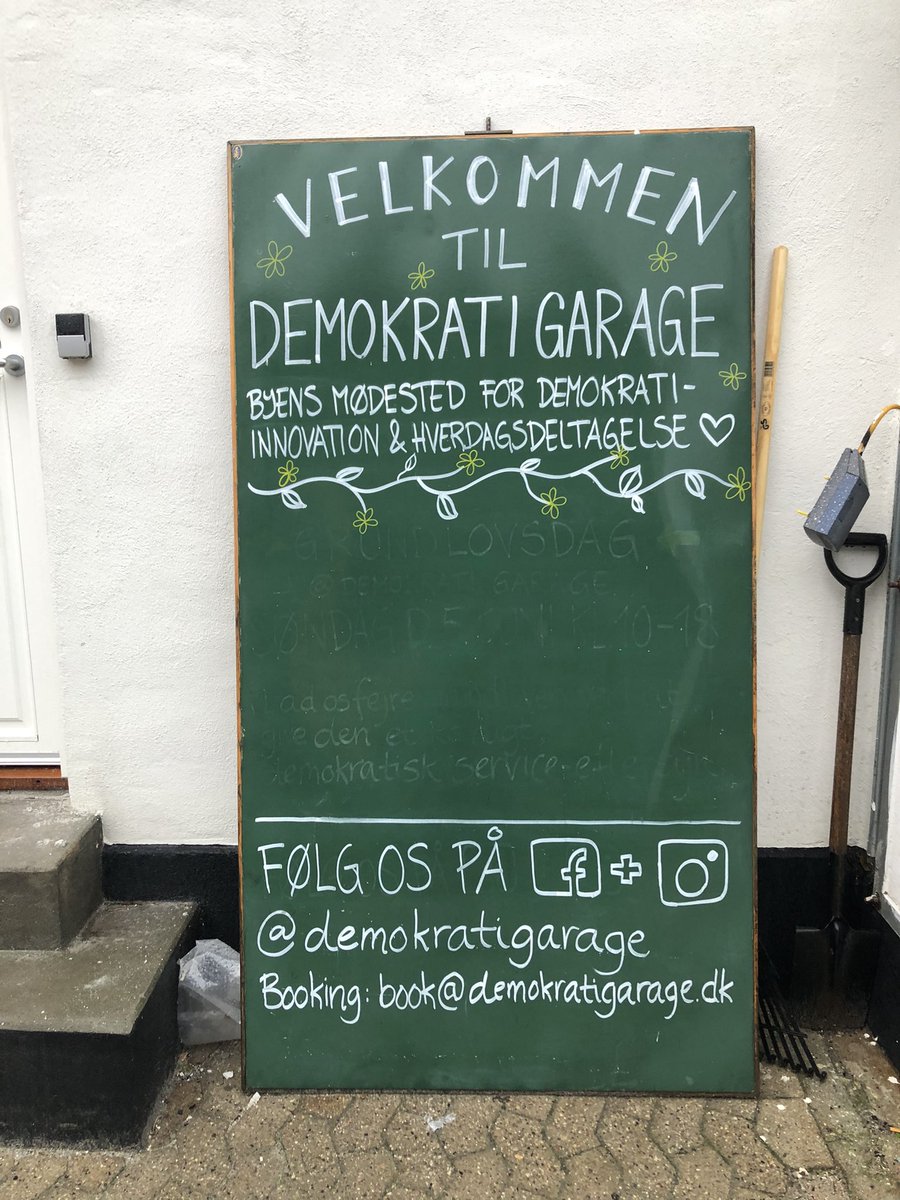 Thank you @zakiae and @JohanGalster from @wedodemocracy for hosting the @DemocracyNext team for an event about the next democratic paradigm. 

Great to finally see your super cool Democracy Garage in Copenhagen (I want one in Paris!)

Such good energy and enthusiasm 🙌✨