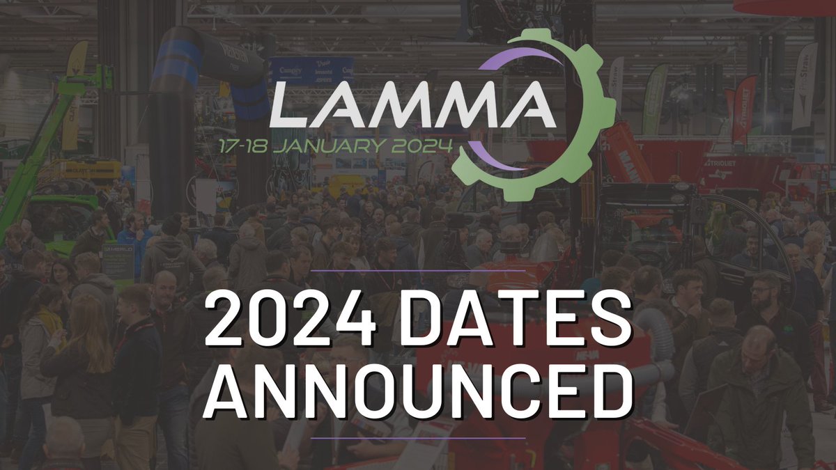 🚨 New dates announced 🚨 Are you ready for #LAMMA24? We will return to take over The NEC in full force on Wednesday 17th and Thursday 18th January 2024. Pre-registration will be open soon 🙌🏼