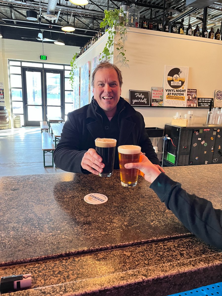fultonbeer's tweet photo. A big congratulations to our Snowblower Sweepstakes winner Chris and an even bigger thank you to everyone who entered the contest! If you are feeling the overwhelming disappointment of not winning said snowblower, drown it out with a Snow Emergency Stout! 

#fultonbeer https://t.co/1zdflqnlVH