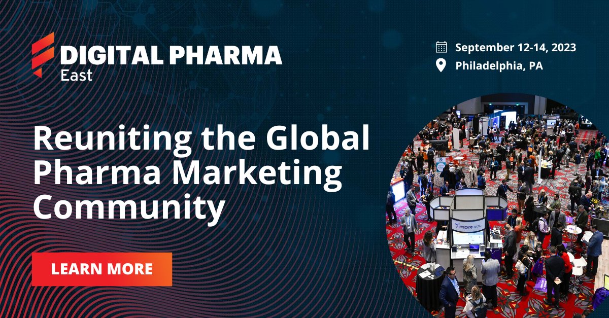FiercePharmaMkt's tweet photo. Save the date and join us at Digital Pharma East on September 12-14, 2023 in Philadelphia, PA!
Click here to join the mailing list to receive event updates. https://t.co/CC1JrmKhBB
#DPEast #FierceBiotech #FiercePharma #WeAreFierce #FierceLifeScienceEvents #networking #marketing https://t.co/C3pyZvofS5