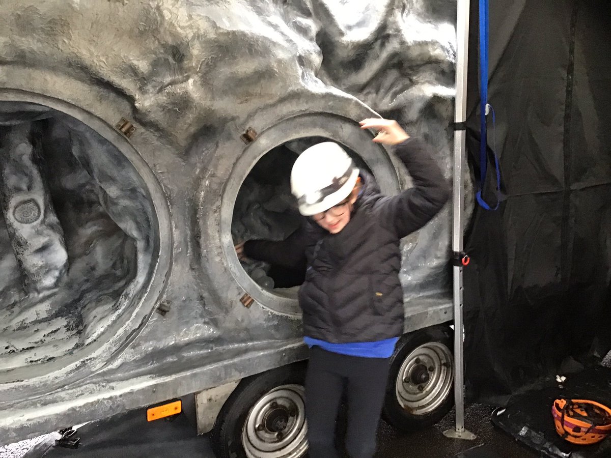 CharterYr6's tweet photo. We had a fantastic #caving session this afternoon with the mobile cave team.  What a brilliant experience for everyone. #charterpe #newexperiences https://t.co/M12qfOFMwm