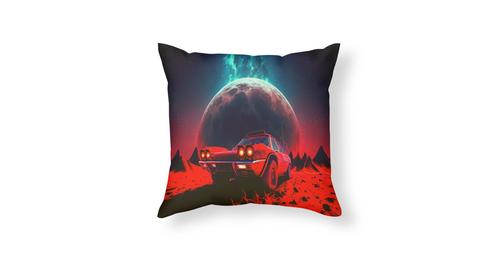 Amazing red car driving to the moon.#pillowcover
You can find it here,:
koprastyle.Threadless.Com/designs/red-ca…
100% spun #polyester pillow features a concealed #zipper and includes #apillow insert filled with recycled #fiber. 
#pillowcover #pillow #homedecor #pillowcase #cushioncover #pillows