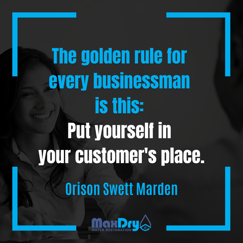 MaxDry_atl's tweet photo. Here at #MaxDry, we are always sensitive to the hardships facing property owners after a tragedy occurs. Serving others with care and empathy goes a long way…and it’s something we practice every day. 💙
#businessquote #quotes #customerfocused #waterrestoration #atl #ga https://t.co/oDJFKtl2Ch