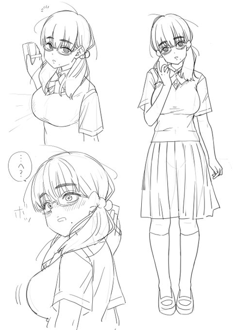 次はこの子に甘える話を描きたい_(┐「ε:)_ 