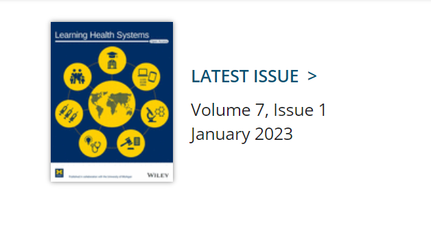 RebekahS.M. (@rebekahangove) on Twitter photo Our work as the <a href="/PCORnetwork/">PCORnetwork</a> Engagement Coordinating Center is in the January issue of <a href="/umichDLHS/">LearningHealthSci-UM</a> Learning Health Systems Journal. Check out the great work of these Clinical Research Networks
With <a href="/ElizLCope/">Elizabeth Cope</a>
ow.ly/oSTi50Mp84i Our work as the <a href="/PCORnetwork/">PCORnetwork</a> Engagement Coordinating Center is in the January issue of <a href="/umichDLHS/">LearningHealthSci-UM</a> Learning Health Systems Journal. Check out the great work of these Clinical Research Networks
With <a href="/ElizLCope/">Elizabeth Cope</a>
ow.ly/oSTi50Mp84i