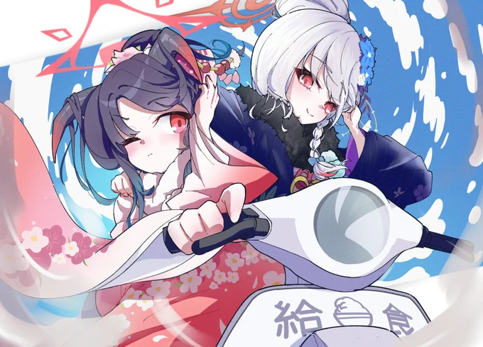 正月フウハル(大遅刻) #ブルアカ