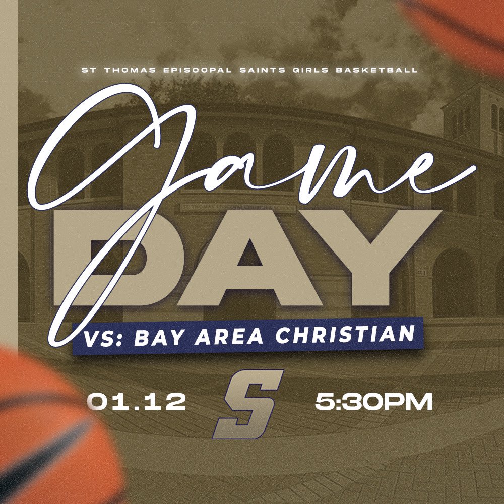 GAME 🏀 DAY •  5:30pm 
<a href="/STE_Saints/">stesaints</a>