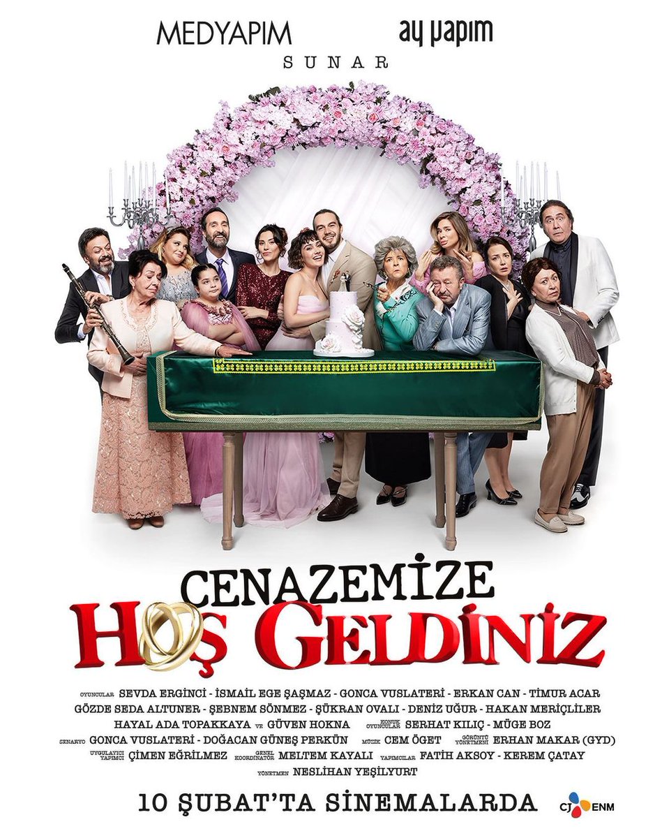 📸 | Sevda  via Instagram Feed 

 Pôster do filme #CenazemizeHoşgeldiniz 
Boa sorte minha linda 💜🤞🏻

• #SevdaErginci| • <a href="/sevdaaerginci/">sevdaerginci</a>