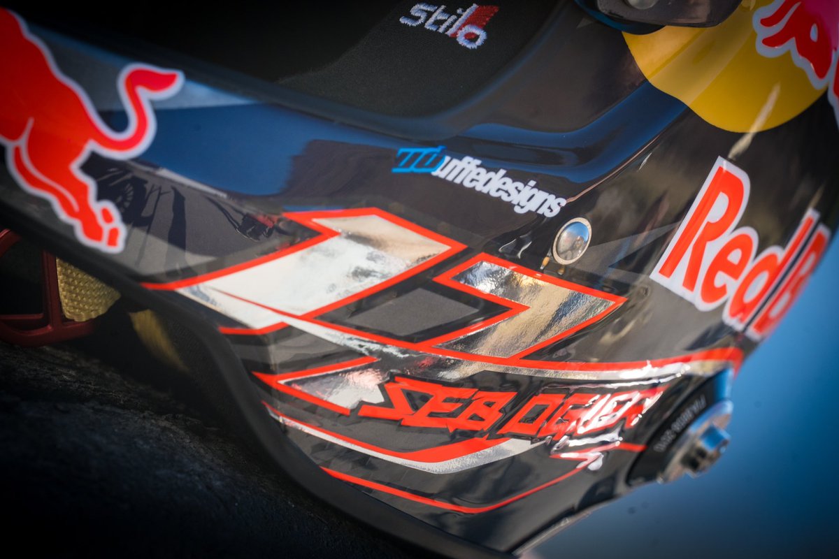 Sébastien Ogier (@sebogier) on Twitter photo New year, new helmet design! My 15th season wearing the <a href="/redbullmotors/">Red Bull Motorsports</a> colours - thank you for the continuous support! Can’t wait for #RallyeMonteCarlo New year, new helmet design! My 15th season wearing the <a href="/redbullmotors/">Red Bull Motorsports</a> colours - thank you for the continuous support! Can’t wait for #RallyeMonteCarlo