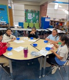 AndreaFosterLib's tweet photo. Gameday in the library, what a great way to release stress from testing @aisdlibsrv @BlantonES https://t.co/O3pAsGfEiF