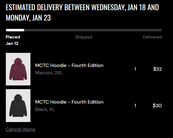 Sniperifle11_'s tweet photo. I just bought TWO... not 1... BUT TWO MCTC Hoodie - Fourth Edition's... POGGERS - @MCTCReese @MCTCsocial https://t.co/aoQ087AuvR #NotASimp https://t.co/uur0HTDIlj