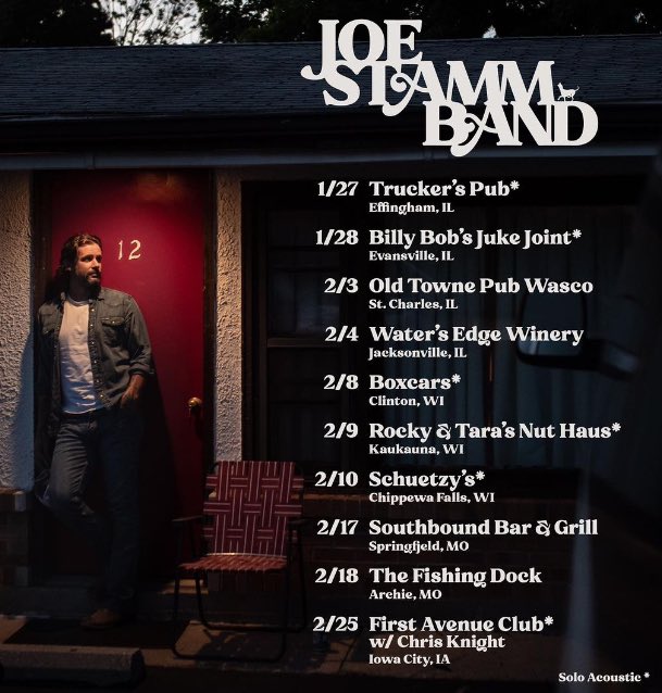 Code3Records's tweet photo. Live music is happening in the Midwest! Joe Stamm will be in 🚐 Minnesota, Indiana, Ohio, Iowa, Nebraska, Oklahoma, Missouri !
#JoeStammBand #illinois #midwesttown #blackdirtcountryrock #midwestmusic #midwestaf #countrymusic #rock #country
#countryrock #livemusic #jsblive https://t.co/14AwZDxjOl
