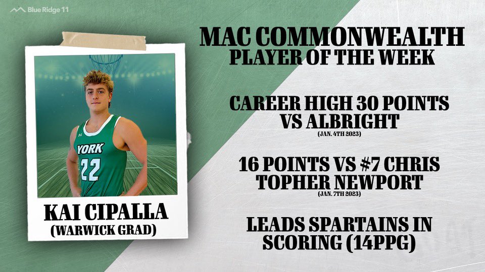 Last night on Sportstalk, we highlighted <a href="/warwick_hoops/">Warwick Boys Basketball</a> grad Kai Cipalla for his “Player of the Week” honor! Check out our convo  ➡️ youtu.be/fu7ZtzI7RNA

Make sure you tune into Sportstalk Wednesday’s at 7pm 📺