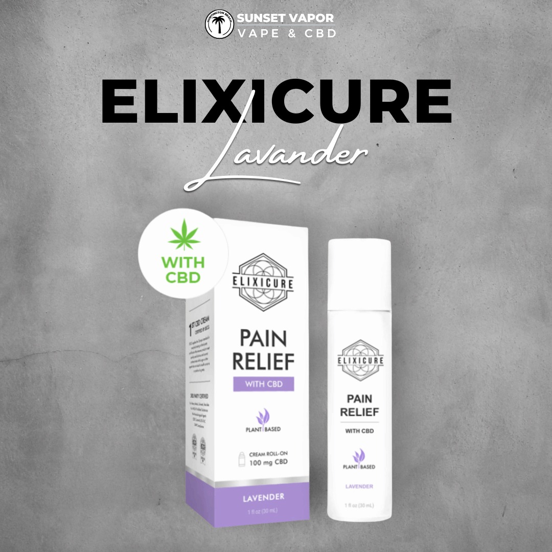 SunsetVapor's tweet photo. Elixicure’s Pain Relief Cream Roll-On in Lavander is a 100% natural, plant based, nonaddictive, specially formulated pain relief solution that includes over 90% certified organic ingredients: 
https://t.co/71E3lbgNv5

#elixicure #cbd #lavander https://t.co/IsemQbQLcI