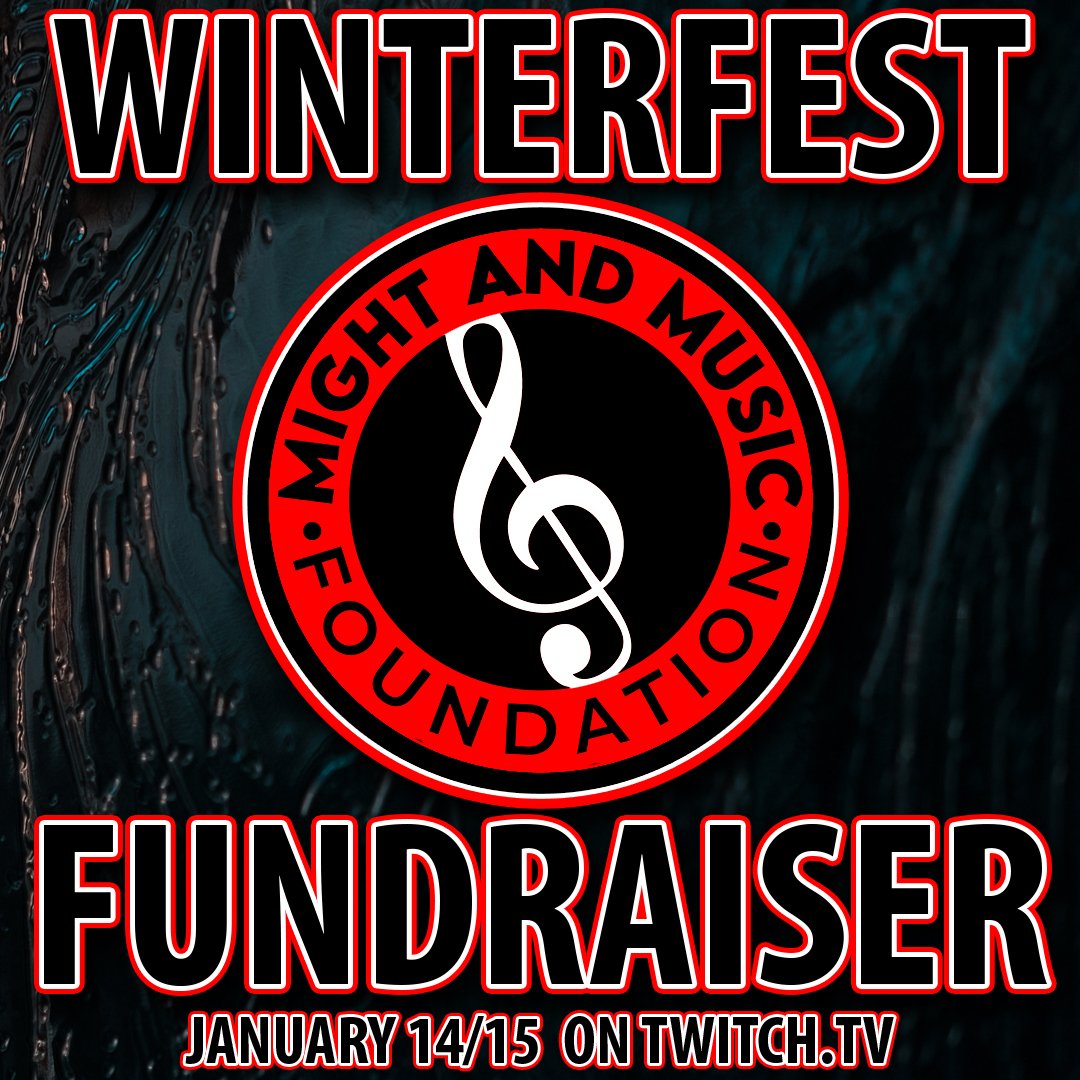 DestroX88X's tweet image. This weekend join me for #MightandMusicWinterfest – a 2-day festival raising money for youth programs!
 @mightandmusic has a mission to help young musicians reach their potential and make a lasting impact on their communities and the world!

Tune in &amp;amp; make a difference!