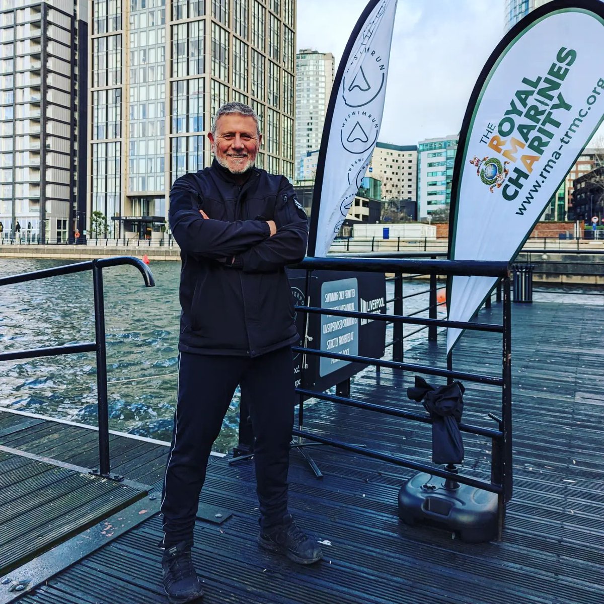 Congrats to all involved at We Swim Run's fundraiser for Cold Dip Commando - £4000 was raised for 3 charities close to Tim's heart! 🌊

Donate by clicking this 🔗: bit.ly/3GgT4ZG.

#LiverpoolWaters #PrincesDock #RiverMersey #LiverpoolDocks #Liverpool #Merseyside