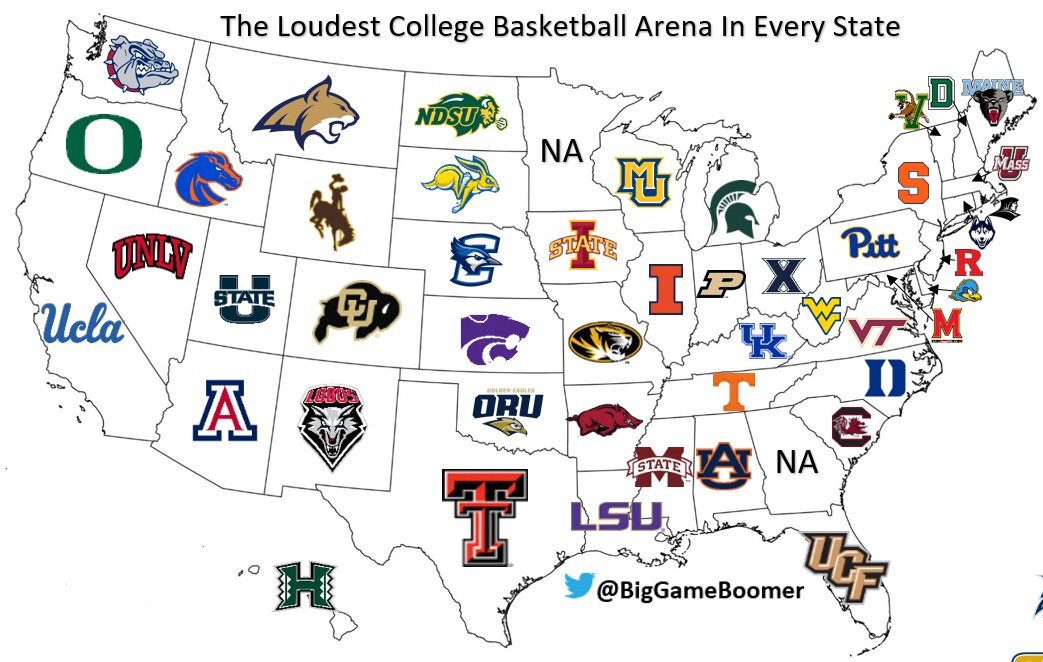 Big Game Boomer on Twitter "The Loudest College Basketball Arena In