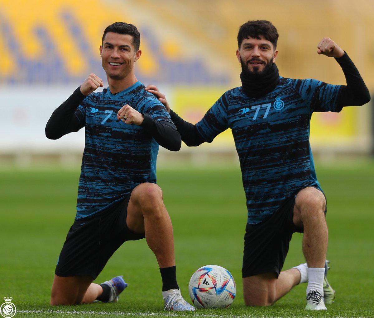 AlNassrFC's tweet image. يـوم جـديـد ☀️
في النـادي #العالمي 🤩