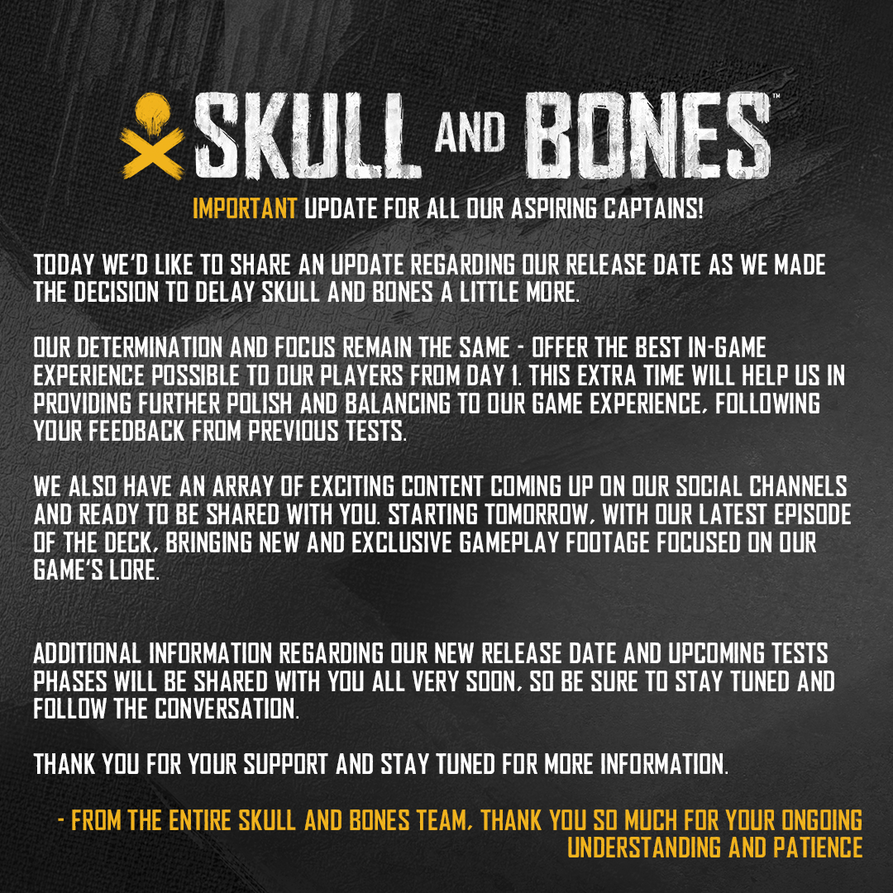 Skull & Bones actually has a release date – SideQuesting