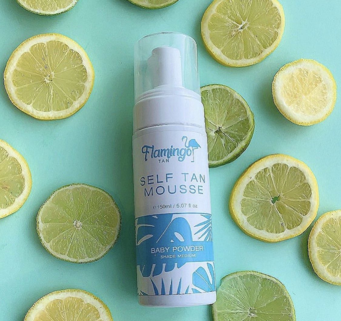 Summer restock pending 
Shade: Medium 

But please could you help us ? 

Comment with your favourite scent.
🥥 coconut 
🍉 watermelon 
🍼 baby powder

Thank you! <a href="/flamingotan_/">flamingotanofficial</a> 
flamingotanofficial.com/shop