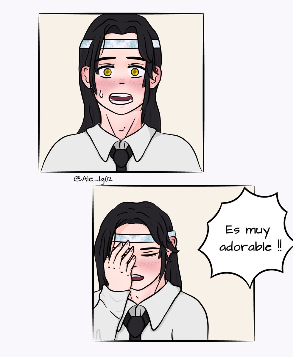 Ale_lg02's tweet photo. Leía el manhwa eventful/ajetreado y esto salió ✨
#mdzs #WangXian #dasadanan https://t.co/uOKuc88dmX