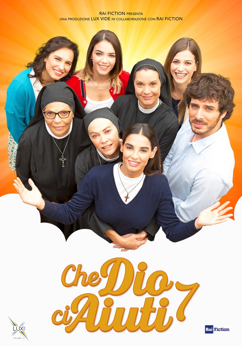 LuxVide's tweet photo. Stessa città, stesso convento, ma tante novità: Che Dio ci aiuti 7 vi aspetta questa sera in prima visione su Rai1. https://t.co/Z8cS1o5Ejz