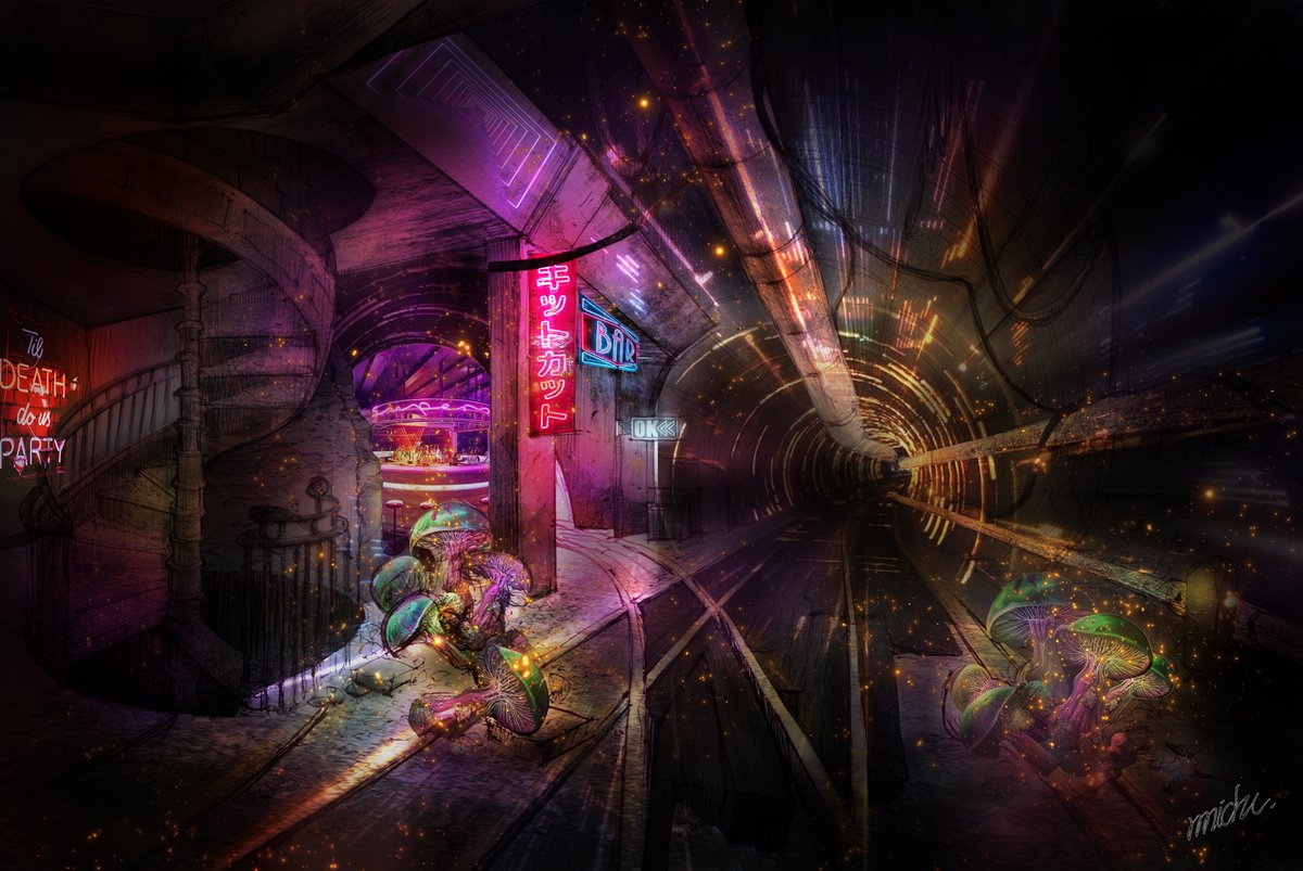sarampakul's tweet photo. Team 53 Dead Warren's Fan Art Mission!

As the bright future was dimmed of light.

The dark tunnels beamed full of life.

Once abandoned from time where all seemed right.

The Dead Warrens: Now a Rabbits Birth rite.

@deadrabbitrs

#deadrabbits
#ShadowClan
#Crypto
#Cardano
#NFT https://t.co/A0YvJc9XBr