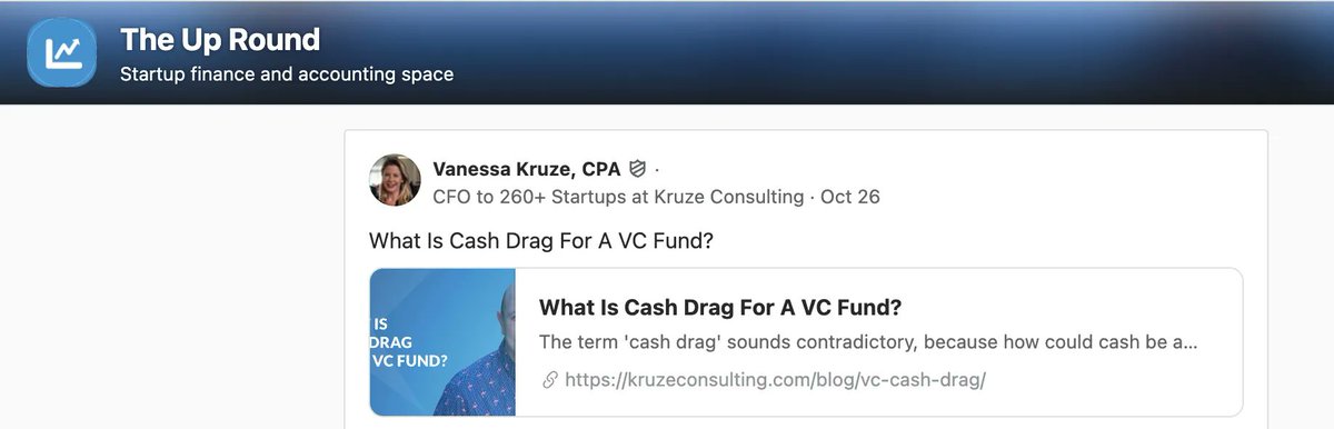 scottorn's tweet image. Quora Space post of the week - What Is Cash Drag For A VC Fund? buff.ly/3hIgjTx  #vcfund #cashflow #vcpartners #venturecapital #cashposition #cashdrag
