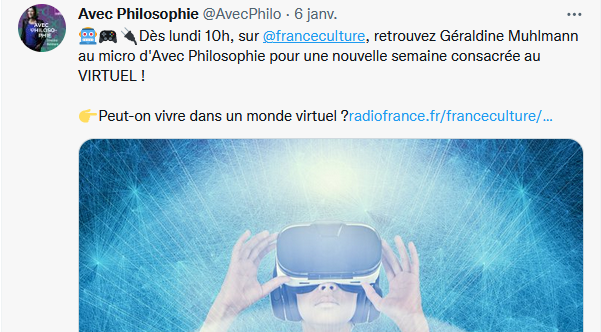 pachardel's tweet photo. Ravi d’être intervenu dans @AvecPhilo sur les arts numériques en soulignant les brèches de sens que certaines pratiques créatives ouvrent dans nos sociétés technologiques, dans un riche dialogue avec @Albertinemeunier et le philosophe Bruno Tackels : https://t.co/R5syOc6hmx https://t.co/tNJw19tGGV