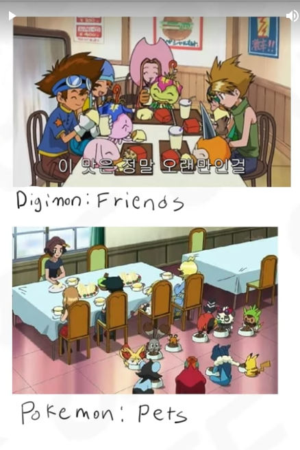 the fundamental diffrence of pokemon and digimon