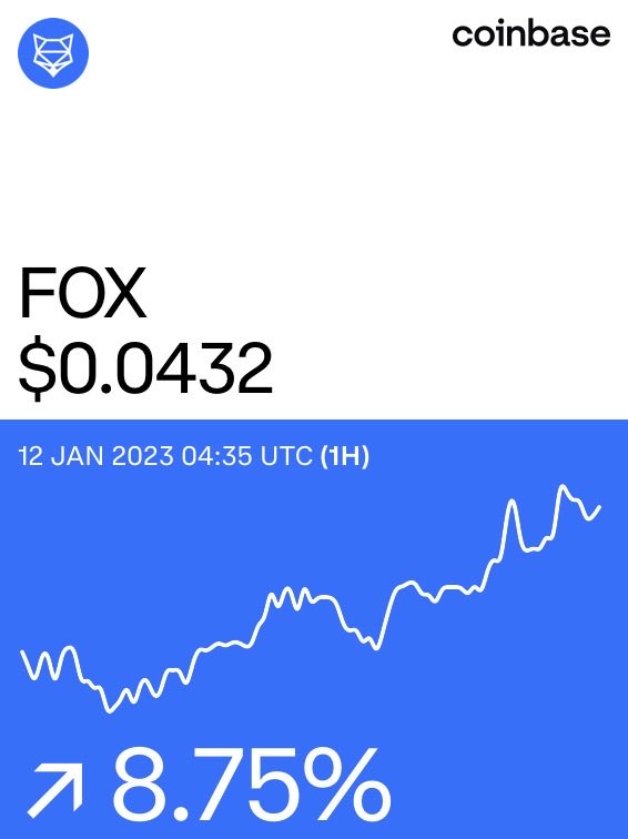 Codys62486615's tweet photo. Shapeshift FOX Token on @Coinbase: https://t.co/0AJytFLHjD https://t.co/L1zhQwqiAk