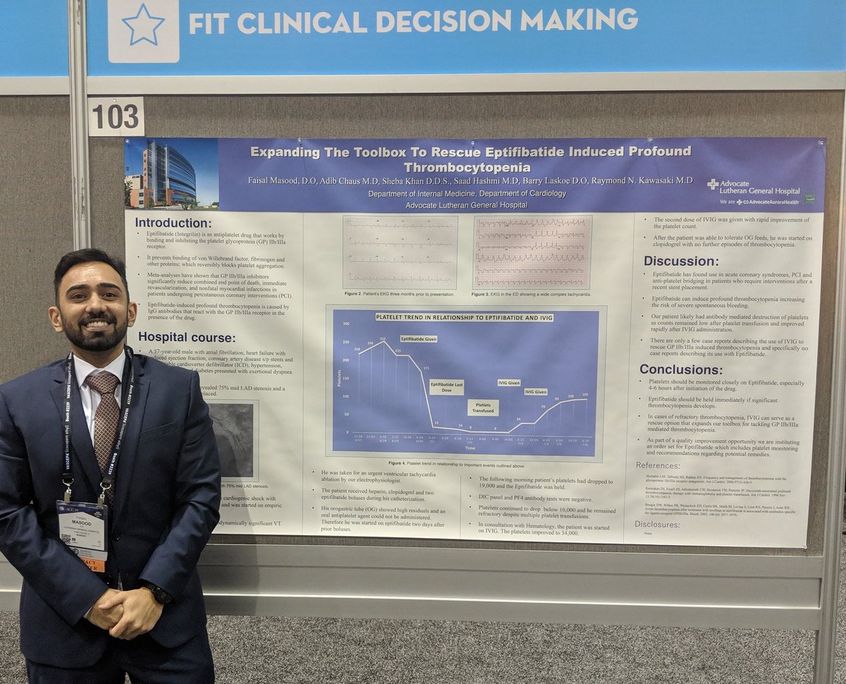 Just registered for ACC23! This picture is from my intern year presenting at ACC19 in New Orleans. Blessed to be going back there to present as a Cardiology Fellow now. So thankful to everyone who has helped me get this far. #ACC23 #livingthedream