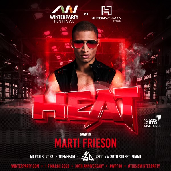 Get ready! The temperature is rising as we team up w/ @hiltonwolman to bring the Heat to WPF. On Friday, March 3rd, DJ’s <a href="/martitwelve/">Marti F</a> &amp; Orel Sabag bring the high-energy, pulsing vocals to the dance floor! 

Tickets/passes  at winterparty.com/tickets-passes. #ThisisWinterParty #WPF30