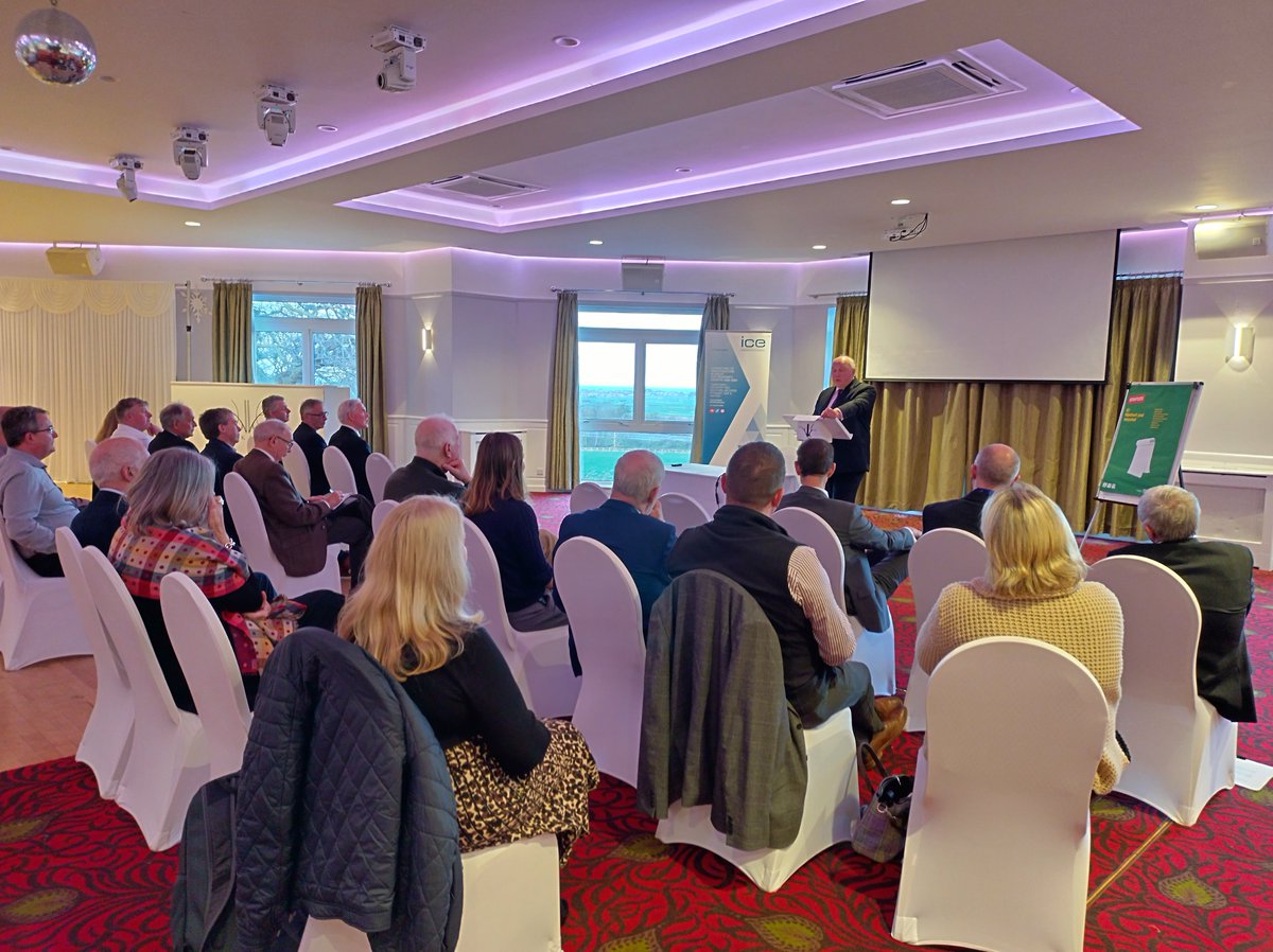 ICEWalesCymru's tweet photo. Excellent presentation by Nick Baveystock, Director General ICE at his farewell luncheon in Abergele, North Wales. @ICEWalesCymru would like to thank Nick for such an interesting insight and his valued contribution to @ICE https://t.co/d9D15XeWkn