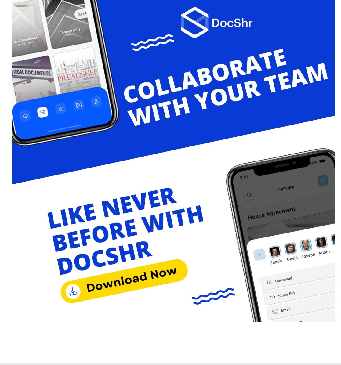 notoveai's tweet photo. Collaborate with your team like never before with DocShr…#docshr #filesshare #documentsharing #filetransfer #toolsforbusiness #businessowner #chat #technology #startup #collaborate https://t.co/UQyUcb8HMV