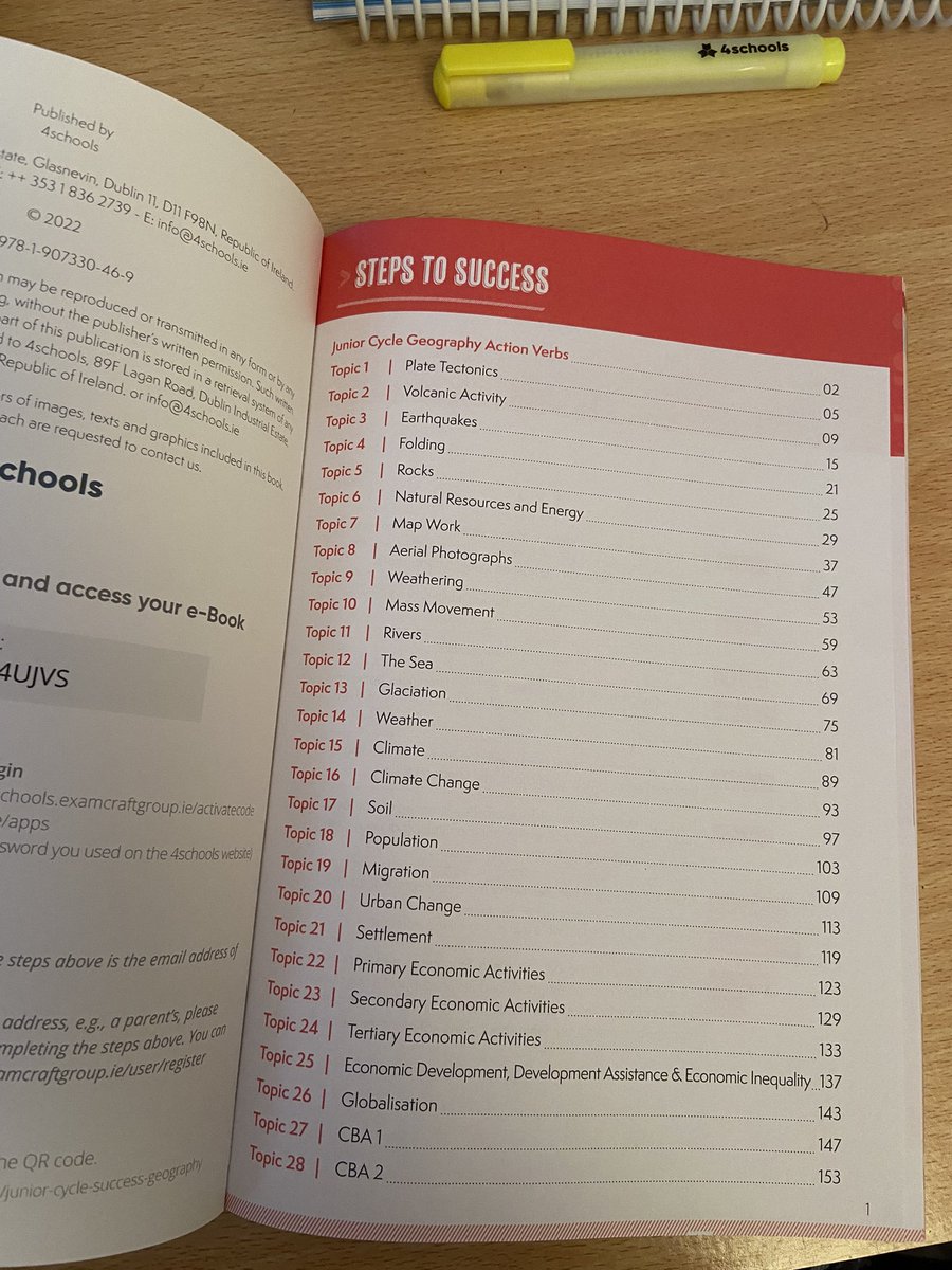 ccn_school's tweet image. Huge congratulations to Mr Barry Geography teacher on the publication of his new Junior Cycle Success Geography revision book. It is available to purchase now 4schools.examcraftgroup.ie/product/junior… @ExamcraftGroup #jcsuccess #jcgeography #jcrevision