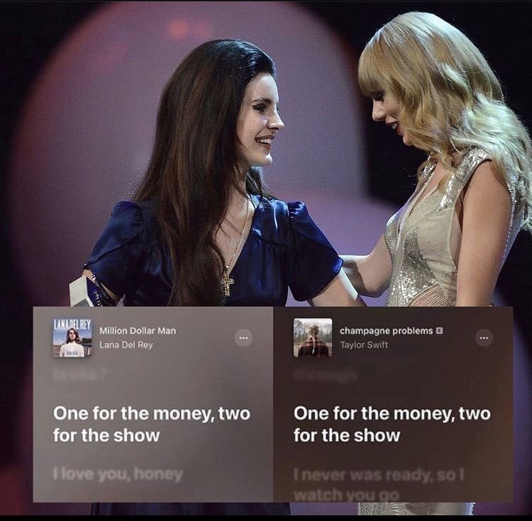 lana del rey and taylor swift