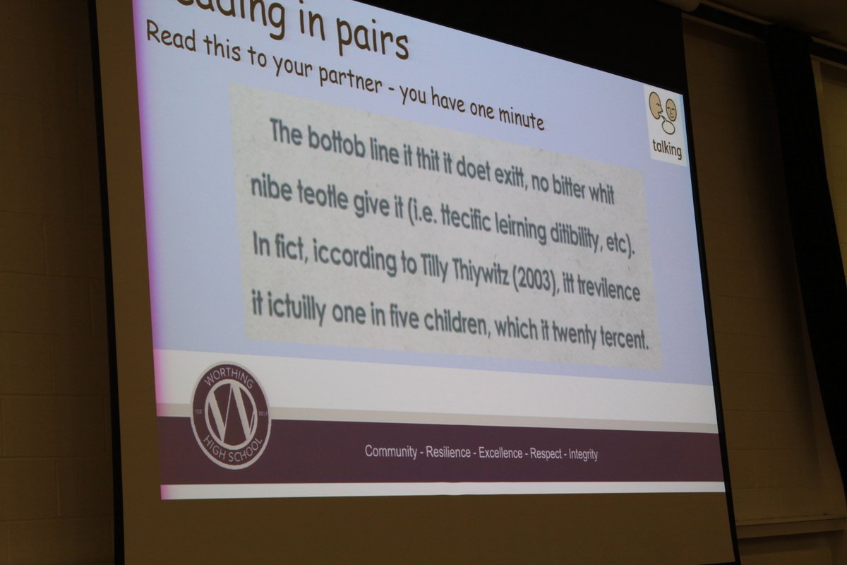 WorthingHigh's tweet photo. A huge thank you to Ms Daley and Miss Beckford for our whole staff CPD on dyslexia awareness. https://t.co/tw0KnRLJ0o