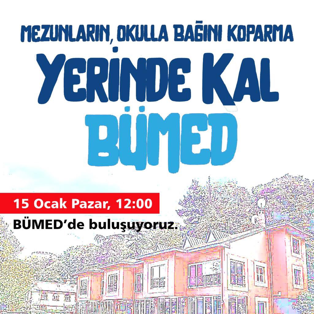 #AyaktaKalBoğaziçi 
#YerindeKalBÜMED