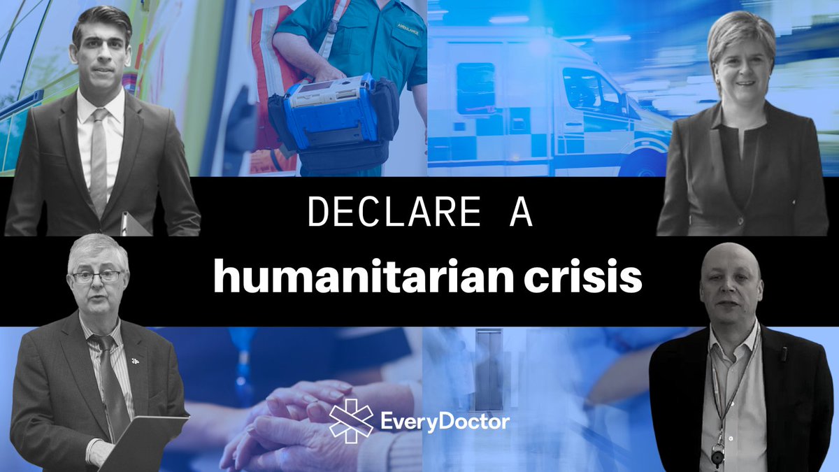 🙌 Just hit 1,000 signatures 💙Thank you so much to everyone for adding your name to our open letter; calling on UK leaders to declare a #HumanitarianCrisis in the #NHS and take immediate action to save lives 🚨

Pls sign now + RT 👉 bit.ly/ED-Humanitaria…