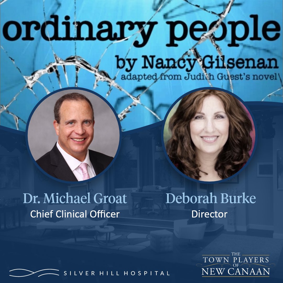 Tune in to listen to our very own Dr. Michael Groat, Chief Clinical Officer on the 0684-Radio Podcast about the New Canaan production of “Ordinary People,” with the Director of the play, Deborah Burke.  Listen here: bit.ly/3QM0OI1

#silverhillhospital #newcanaanct