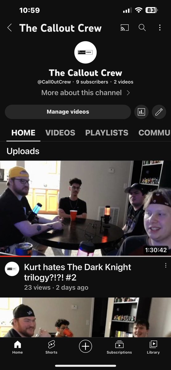 Call0utCrew's tweet photo. We are almost to 10 subscribers! Come check us out on YouTube! Hang out with us and have a good time! #CalloutCrew https://t.co/DeI3R5UmQz